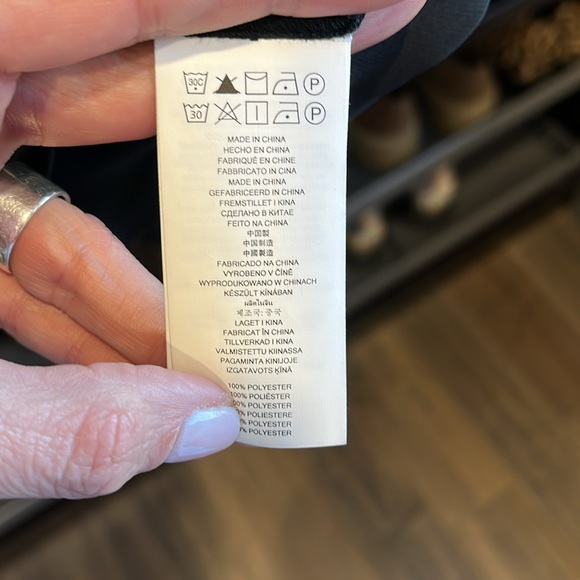 MK black sheer open shoulder blouse Never worn - Picture 3 of 4